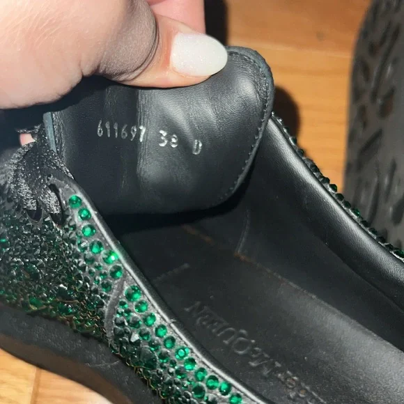 Alexander McQueen Oversized Crystal Embellished Sneakers